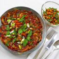 Baked vegetable pan with warm chickpeak on arugula salad at the Ayurveda Parkschlösschen Health Blog