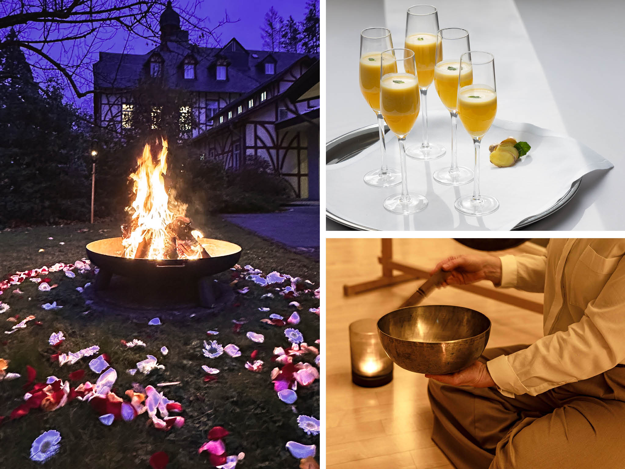 Osterfeuer Cocktails Meditation